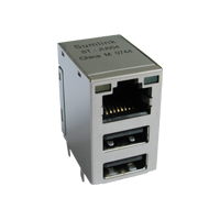 RJ45+USB连接器(10/100/1000BASE-T)